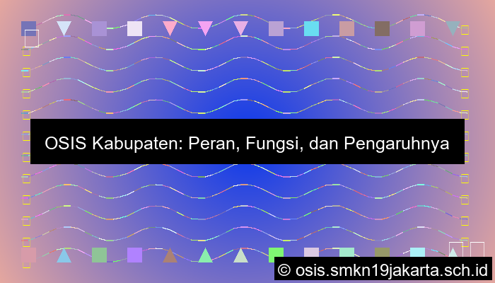 Osis Kabupaten