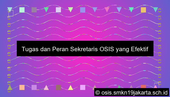Osis Sekretaris
